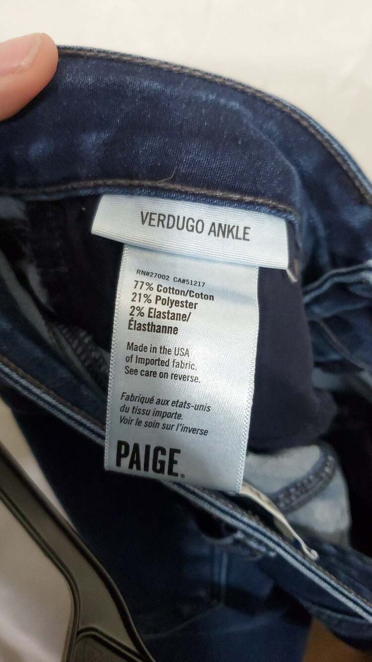 PAIGE Verdugo Ankle Skinny Jeans Size 27 - Picture 6 of 6
